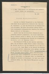 Nachlass Franz Steindachner, Abschrift von Jos. Janasch an M. Breitenstein (24.10.1899), Inv.Nr. 56.03, Seite 1